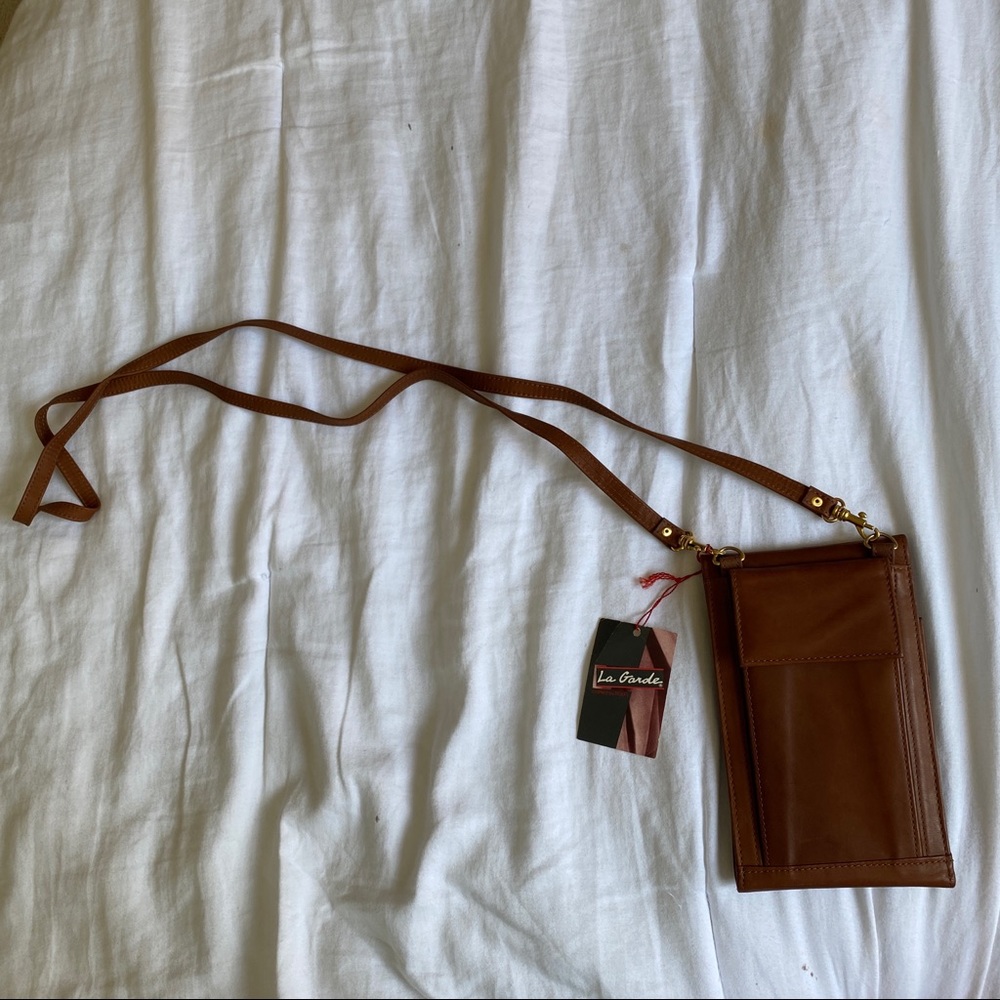 VINTAGE Pleather Wallet with Straps ROLFS